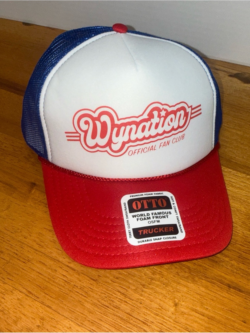 OTTO Wynation Red White Blue Trucker Hat